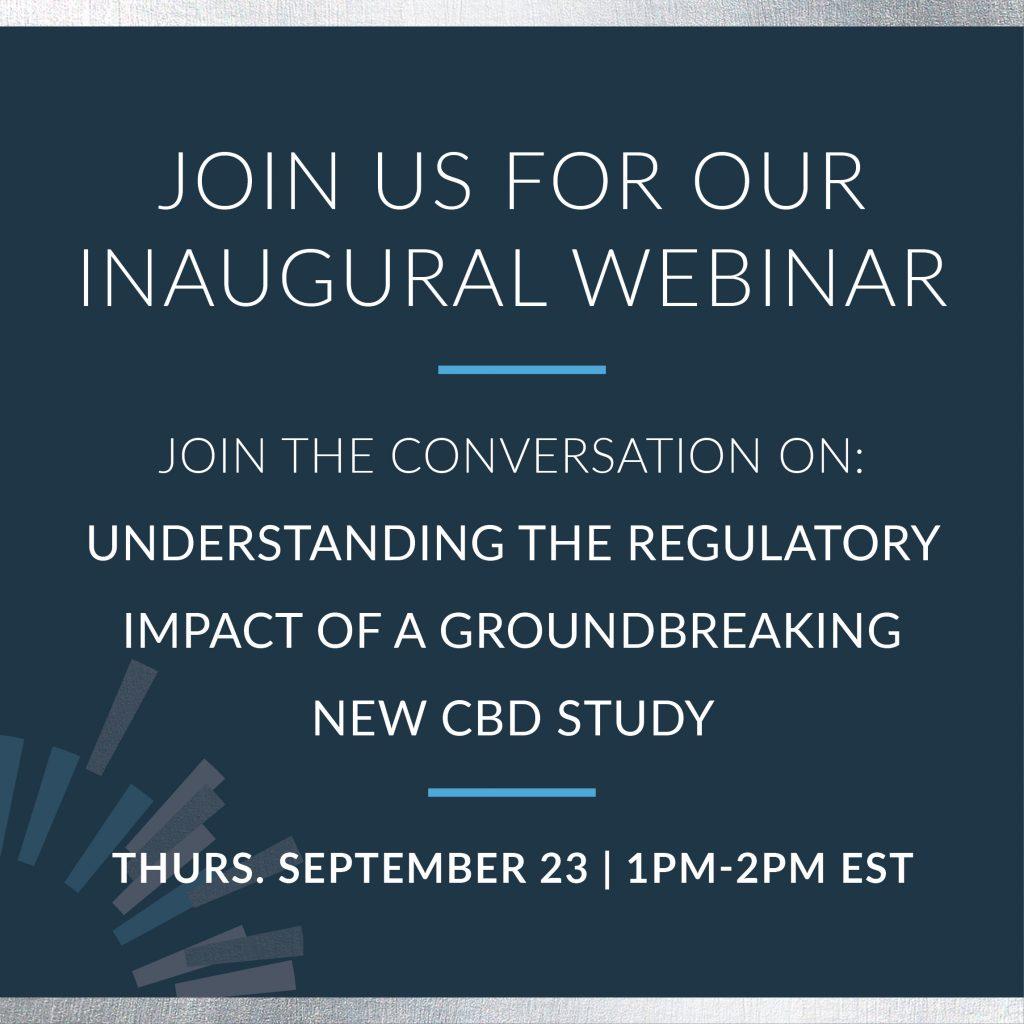 Council for Federal Cannabis Regulation (CFCR) Launches Monthly Webinar Series to Begin This Thursday, September 23  ​